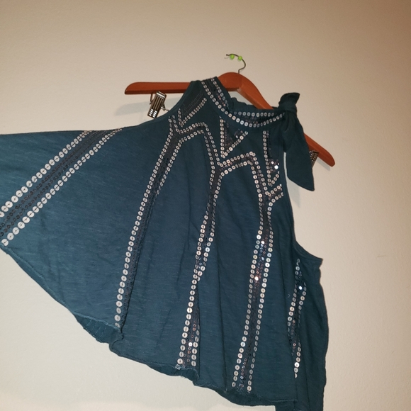 NWT! Free People Glitter City Top - Picture 2 of 6